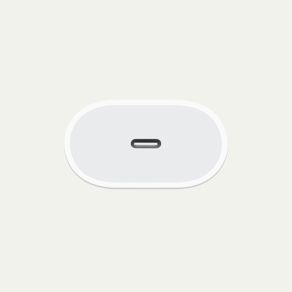 Fonte 20W PD USB-C Carregamento rápido EU Plug