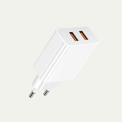 Fonte USB 2 Portas Carregamento Rápido 3.0