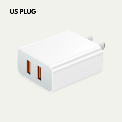 Fonte USB 2 Portas Carregamento Rápido 3.0