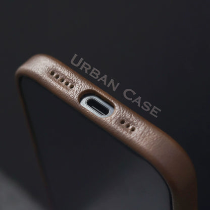 Capa de couro Nível Basic com MagSafe para iPhone 16 15 14 13 12