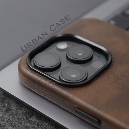 Capa de couro Nível Basic com MagSafe para iPhone 16 15 14 13 12