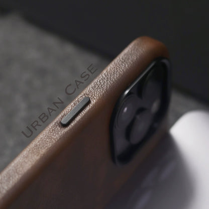Capa de couro Nível Basic com MagSafe para iPhone 16 15 14 13 12