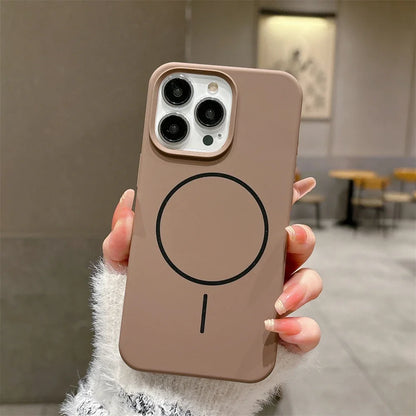 Capa de Silicone Original Nível Premium com MagSafe para iPhone 16 15 14 13