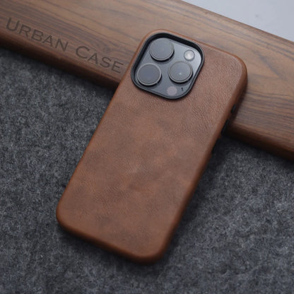 Capa de couro Nível Basic com MagSafe para iPhone 16 15 14 13 12