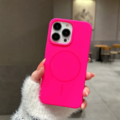 Capa de Silicone Original Nível Premium com MagSafe para iPhone 16 15 14 13