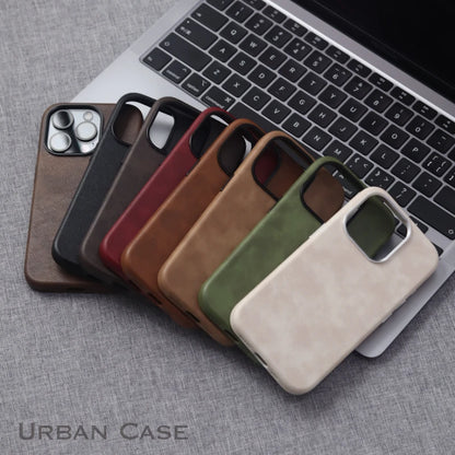 Capa de couro Nível Basic com MagSafe para iPhone 16 15 14 13 12