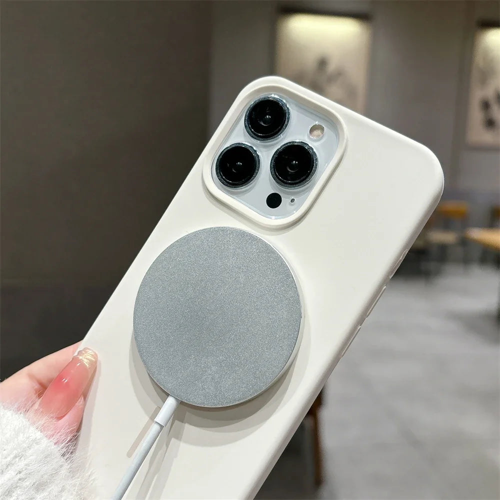 Capa de Silicone Original Nível Premium com MagSafe para iPhone 16 15 14 13