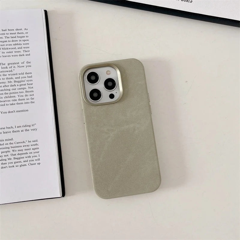 Capa de Microfibra Nível Premium com MagSafe para iPhone 16 15