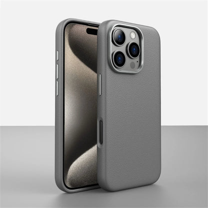 Capa de Couro PU Nível Basic com MagSafe para iPhones 16 15 14