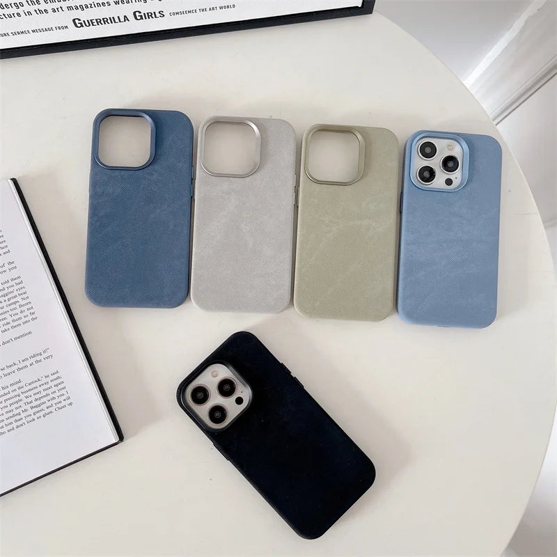 Capa de Microfibra Nível Premium com MagSafe para iPhone 16 15