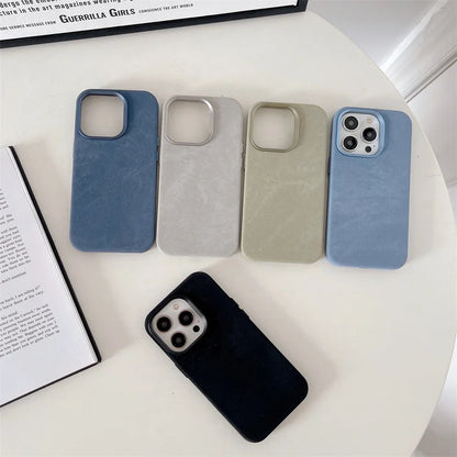 Capa de Microfibra Nível Premium com MagSafe para iPhone 16 15