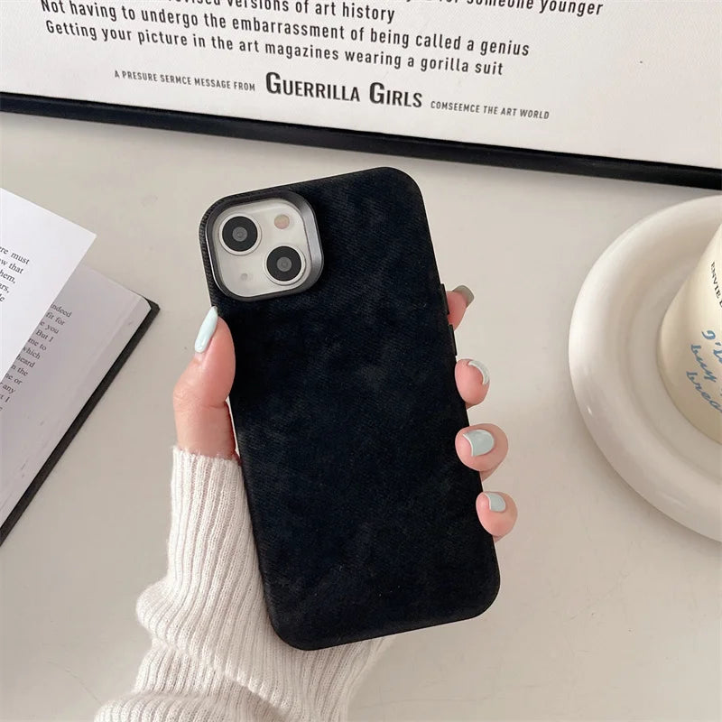 Capa de Microfibra Nível Premium com MagSafe para iPhone 16 15