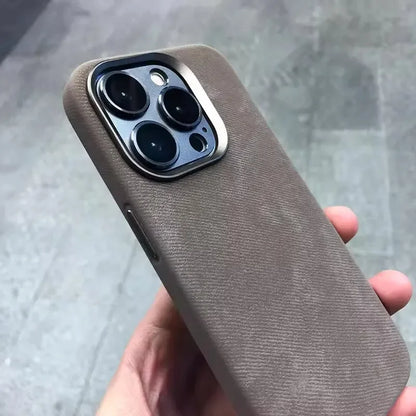 Capa de Microfibra Nível Premium com MagSafe para iPhone 16 15