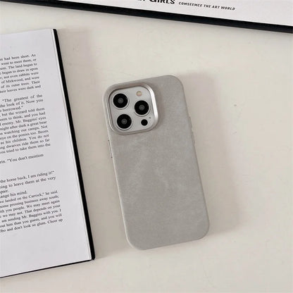 Capa de Microfibra Nível Premium com MagSafe para iPhone 16 15