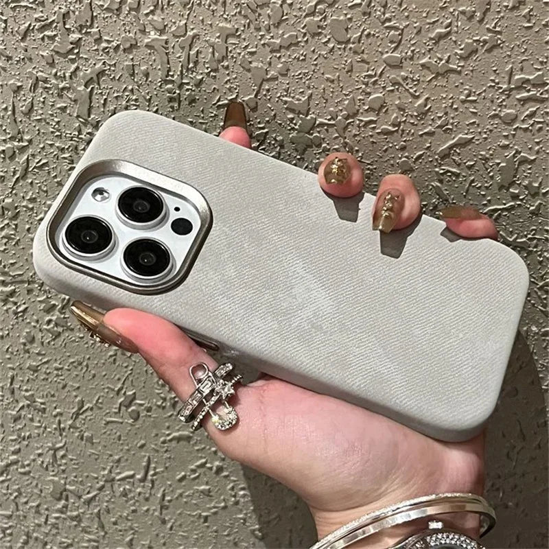 Capa de Microfibra Nível Premium com MagSafe para iPhone 16 15