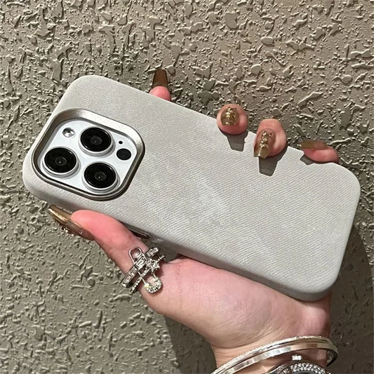 Capa de Microfibra Nível Premium com MagSafe para iPhone 16 15