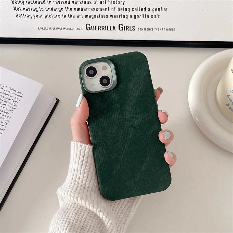 Capa de Microfibra Nível Premium com MagSafe para iPhone 16 15