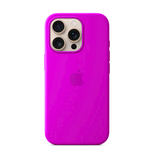 Capa Original Apple de Silicone para iPhone 16 15 14 13